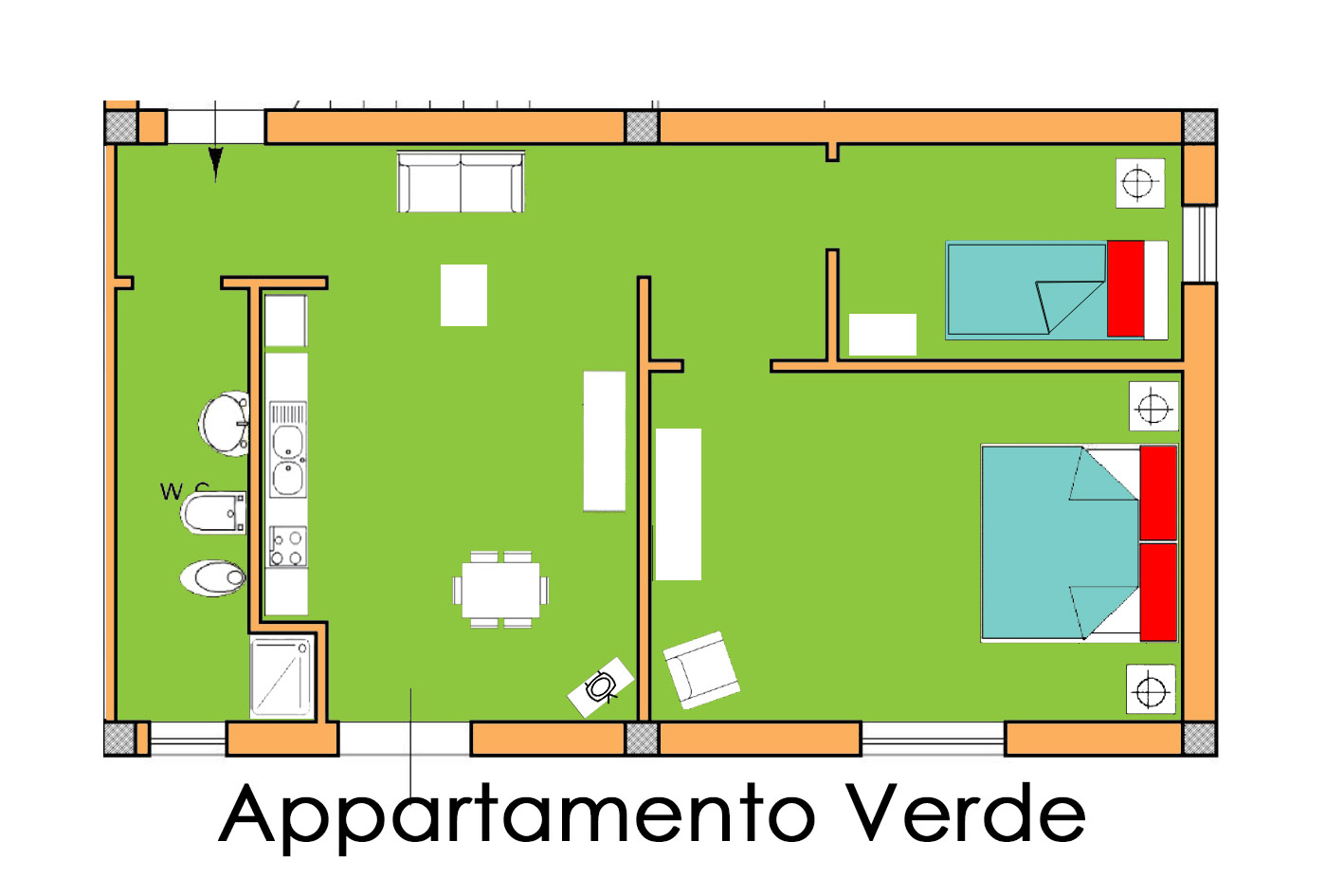 Appartamento Azzurro